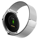 K88 1.22 inch Screen Display Bluetooth Smart Watch, IP54 Waterproof, Support Pedometer / Heart Rate Monitor / Real-time Weather / WeChat Reminder, Compatible with Android and iOS Phones(Silver)