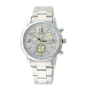 WeiYaQi 89007 Fashion Wrist Watch with Metal Watch Band (Silver)