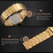 SKMEI 1220 Multifunctional Men Outdoor Business Noctilucent Waterproof Double Display Steel Watchband Wrist Watch (Silver)