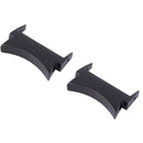 1 Pair For Samsung Galaxy Watch4 40mm / 44mm Smart Watch Watchband Connector Converter (Black)