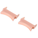 1 Pair For Samsung Galaxy Watch4 40mm / 44mm Smart Watch Watchband Connector Converter (Rose Gold)