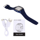 M26 Smart Watch with Pedometer & Sleeping Monitor & Calculator & Call Reminder & SMS / Wechat Alerts & Clock Display & Synchronous Music Play Call Answer & Stopwatch & Alarm & Remote Camera Function(Dark Blue)