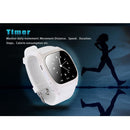 M26 Smart Watch with Pedometer & Sleeping Monitor & Calculator & Call Reminder & SMS / Wechat Alerts & Clock Display & Synchronous Music Play Call Answer & Stopwatch & Alarm & Remote Camera Function(White)
