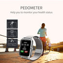 Z50 Smart Watch Phone, 1.54 inch IPS Touch Screen, Support SIM Card & TF Card, Bluetooth, GSM, 0.3MP Camera, Pedometer, Sedentary Alarm, Sleep Monitor, GPS, Remote Camera, Anti-lost Function(Gold)