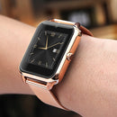 Z50 Smart Watch Phone, 1.54 inch IPS Touch Screen, Support SIM Card & TF Card, Bluetooth, GSM, 0.3MP Camera, Pedometer, Sedentary Alarm, Sleep Monitor, GPS, Remote Camera, Anti-lost Function(Gold)