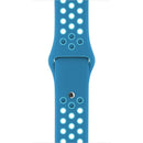For Apple Watch Series 7 45mm / 6 & SE & 5 & 4 44mm / 3 & 2 & 1 42mm Fashionable Classical Silicone Sport Watch Band(Blue)