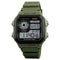 SKMEI 1299 Multifunctional Outdoor Sports Noctilucent Waterproof Digital Display Wrist Watch (Army Green)