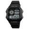 SKMEI 1299 Multifunctional Outdoor Sports Noctilucent Waterproof Digital Display Wrist Watch (Black)