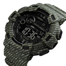 SKMEI 1472 Multifunctional Men Outdoor Sports Noctilucent Waterproof Didital Wrist Watch (Army Green)