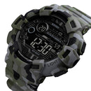 SKMEI 1472 Multifunctional Men Outdoor Sports Noctilucent Waterproof Didital Wrist Watch (Camouflage)