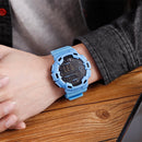 SKMEI 1472 Multifunctional Men Outdoor Sports Noctilucent Waterproof Didital Wrist Watch (Grey)