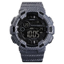 SKMEI 1472 Multifunctional Men Outdoor Sports Noctilucent Waterproof Didital Wrist Watch (Grey)