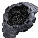 SKMEI 1472 Multifunctional Men Outdoor Sports Noctilucent Waterproof Didital Wrist Watch (Grey)