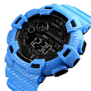 SKMEI 1472 Multifunctional Men Outdoor Sports Noctilucent Waterproof Didital Wrist Watch (Baby Blue)