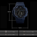 SKMEI 1472 Multifunctional Men Outdoor Sports Noctilucent Waterproof Didital Wrist Watch (Baby Blue)