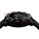 addies MY-049 Outdoor Sports Multifunctional Waterproof Luminous Watch Silicone Watchstrap Watch for Men(Black)