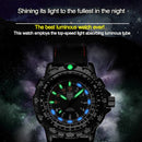 addies MY-049 Outdoor Sports Multifunctional Waterproof Luminous Watch Silicone Watchstrap Watch for Men(Black)