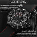 addies MY-049 Outdoor Sports Multifunctional Waterproof Luminous Watch Silicone Watchstrap Watch for Men(Black)