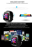 Q18 1.54 inch TFT Screen MTK6260A 360MHz Bluetooth 3.0 Smart Watch Phone, 128M + 64M Memory(Black)