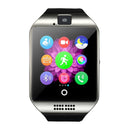 Q18 1.54 inch TFT Screen MTK6260A 360MHz Bluetooth 3.0 Smart Watch Phone, 128M + 64M Memory(Silver)