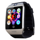 Q18S 1.54 inch IPS Screen MTK6260A Bluetooth 3.0 Smart Watch Phone, Pedometer / Sedentary Reminder / Sleeping Monitor / Anti-Loss / Remote Camera / GSM / 0.3M Camera (Black + Silver)