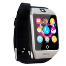 Q18S 1.54 inch IPS Screen MTK6260A Bluetooth 3.0 Smart Watch Phone, Pedometer / Sedentary Reminder / Sleeping Monitor / Anti-Loss / Remote Camera / GSM / 0.3M Camera (Black + Silver)