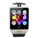 Q18S 1.54 inch IPS Screen MTK6260A Bluetooth 3.0 Smart Watch Phone, Pedometer / Sedentary Reminder / Sleeping Monitor / Anti-Loss / Remote Camera / GSM / 0.3M Camera (Black + Silver)