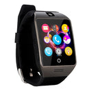 Q18S 1.54 inch IPS Screen MTK6260A Bluetooth 3.0 Smart Watch Phone, Pedometer / Sedentary Reminder / Sleeping Monitor / Anti-Loss / Remote Camera / GSM / 0.3M Camera (Black + Grey)