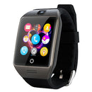 Q18S 1.54 inch IPS Screen MTK6260A Bluetooth 3.0 Smart Watch Phone, Pedometer / Sedentary Reminder / Sleeping Monitor / Anti-Loss / Remote Camera / GSM / 0.3M Camera (Black + Grey)