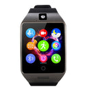 Q18S 1.54 inch IPS Screen MTK6260A Bluetooth 3.0 Smart Watch Phone, Pedometer / Sedentary Reminder / Sleeping Monitor / Anti-Loss / Remote Camera / GSM / 0.3M Camera (Black + Grey)