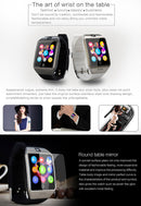Q18S 1.54 inch IPS Screen MTK6260A Bluetooth 3.0 Smart Watch Phone, Pedometer / Sedentary Reminder / Sleeping Monitor / Anti-Loss / Remote Camera / GSM / 0.3M Camera (Black + Grey)