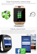Q18S 1.54 inch IPS Screen MTK6260A Bluetooth 3.0 Smart Watch Phone, Pedometer / Sedentary Reminder / Sleeping Monitor / Anti-Loss / Remote Camera / GSM / 0.3M Camera (White + Gold)