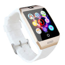 Q18S 1.54 inch IPS Screen MTK6260A Bluetooth 3.0 Smart Watch Phone, Pedometer / Sedentary Reminder / Sleeping Monitor / Anti-Loss / Remote Camera / GSM / 0.3M Camera (White + Gold)
