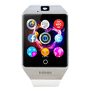 Q18S 1.54 inch IPS Screen MTK6260A Bluetooth 3.0 Smart Watch Phone, Pedometer / Sedentary Reminder / Sleeping Monitor / Anti-Loss / Remote Camera / GSM / 0.3M Camera (White + Silver)