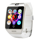 Q18S 1.54 inch IPS Screen MTK6260A Bluetooth 3.0 Smart Watch Phone, Pedometer / Sedentary Reminder / Sleeping Monitor / Anti-Loss / Remote Camera / GSM / 0.3M Camera (White + Silver)
