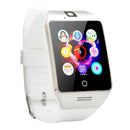 Q18S 1.54 inch IPS Screen MTK6260A Bluetooth 3.0 Smart Watch Phone, Pedometer / Sedentary Reminder / Sleeping Monitor / Anti-Loss / Remote Camera / GSM / 0.3M Camera (White + Silver)