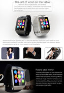 Q18S 1.54 inch IPS Screen MTK6260A Bluetooth 3.0 Smart Watch Phone, Pedometer / Sedentary Reminder / Sleeping Monitor / Anti-Loss / Remote Camera / GSM / 0.3M Camera (White + Silver)