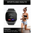 T8 Smart Watch Phone, 1.54 inch IPS Screen 6261D/260MHz, 0.3MP Camera, Support GSM & Dial & Pedometer & Anti-lost & Sleep Monitor & Remote Camera & FM Radio(Black)