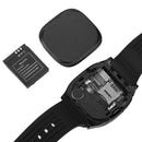 T8 Smart Watch Phone, 1.54 inch IPS Screen 6261D/260MHz, 0.3MP Camera, Support GSM & Dial & Pedometer & Anti-lost & Sleep Monitor & Remote Camera & FM Radio(Black)