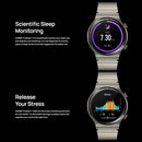 HUAWEI WATCH GT 2 Porsche Ver. 46mm Wristband Bluetooth Fitness Tracker Smart Watch, Titanium Metal Body + Sapphire Glass Mirror, Kirin A1 Chip, Support Heart Rate & Pressure Monitoring / Sports Recording / GPS(Grey)