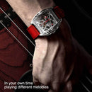 Original Xiaomi CIGA Fashion Hollowed Mechanical Watch (Red)