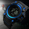 SKMEI 1358 Multifunctional Men Outdoor Sports 30m Waterproof Digital Watch with Compass / Barometer / Altimeter/ Pedometer Function(Black)