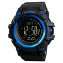 SKMEI 1358 Multifunctional Men Outdoor Sports 30m Waterproof Digital Watch with Compass / Barometer / Altimeter/ Pedometer Function(Blue)