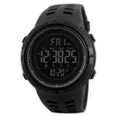 SKMEI 1251 Men Fashionable Outdoor 50m Waterproof Sports Digital Watch with PU Watchband(Black)