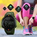 SKMEI 1301 Multifunction 50m Waterproof Sports Bluetooth Smart Watch, Compatible with Android & iOS System(Black)