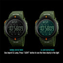 SKMEI 1301 Multifunction 50m Waterproof Sports Bluetooth Smart Watch, Compatible with Android & iOS System(Black)