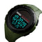 SKMEI 1405 Fashion Solar Power Outdoor Sports Watch Multifunctional 50m Waterproof Men Digital Watch(Army Green)
