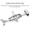 Watch Leather Watch Band Butterfly Buckle 316 Stainless Steel Double Snap, Size: 20mm