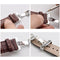 Watch Leather Watch Band Butterfly Buckle 316 Stainless Steel Double Snap, Size: 20mm