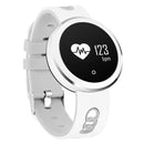 Q7 0.95 inch HD OLED Screen Display Bluetooth Smart Bracelet, IP68 Waterproof, Support Pedometer / Sedentary Reminder / Heart Rate Monitor / Sleep Monitor, Compatible with Android and iOS Phones(White)